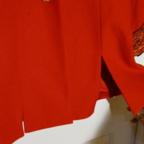 Rare Figurina Women's Size 12 Red NY Skirt Suit - Picture 4 of 8